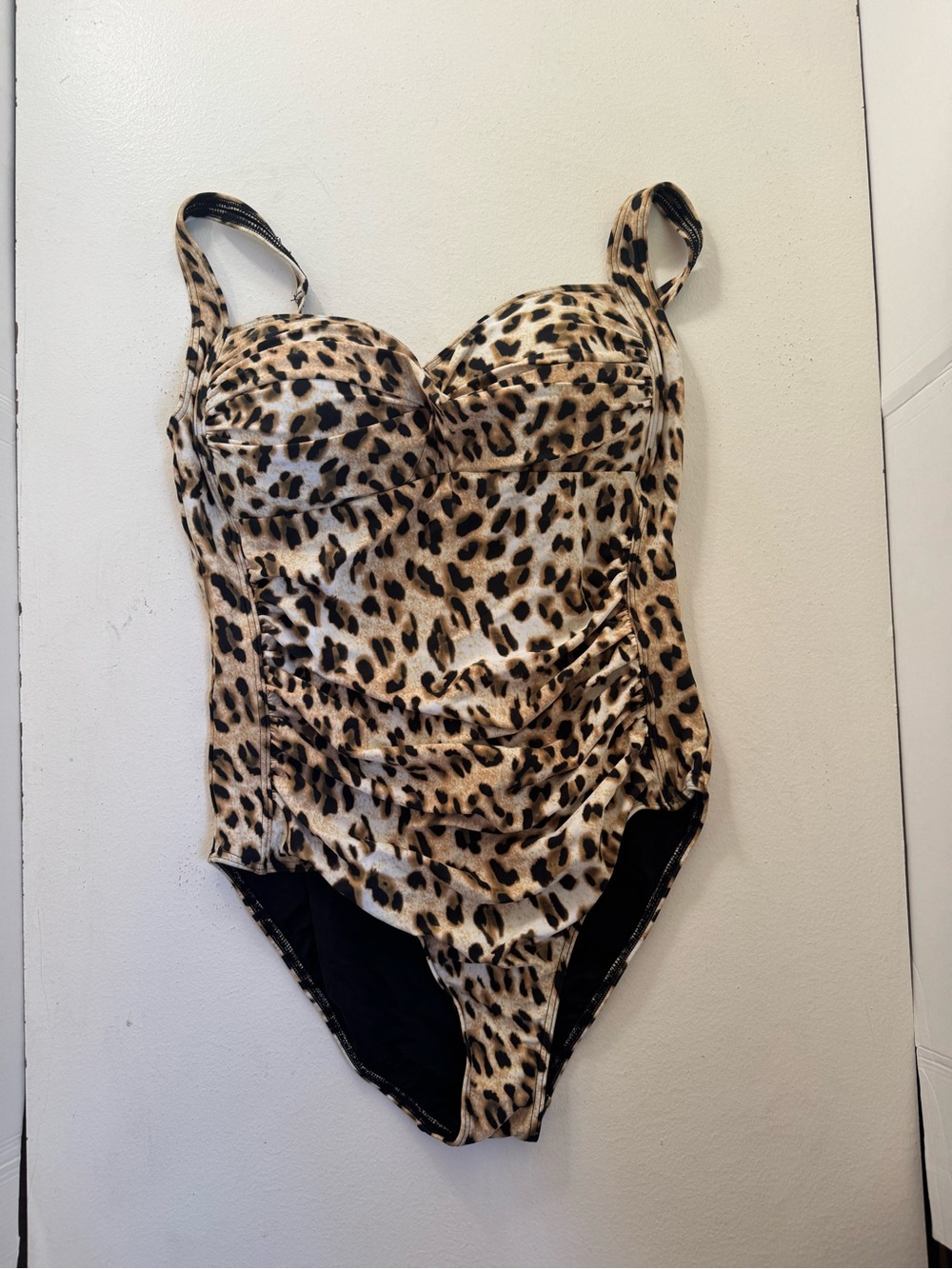 Bond Eye Australia leopard-print one-piece swimsuit size 10 US